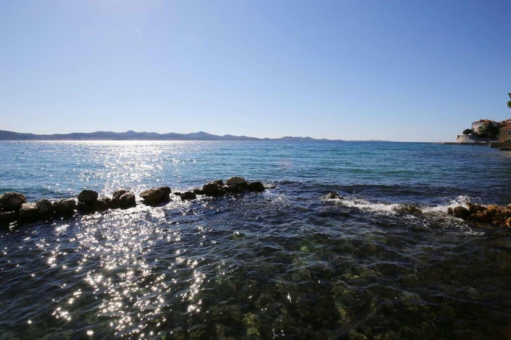 Seafront Beach Apartment - Directly At The Beach Zadar Buitenkant foto
